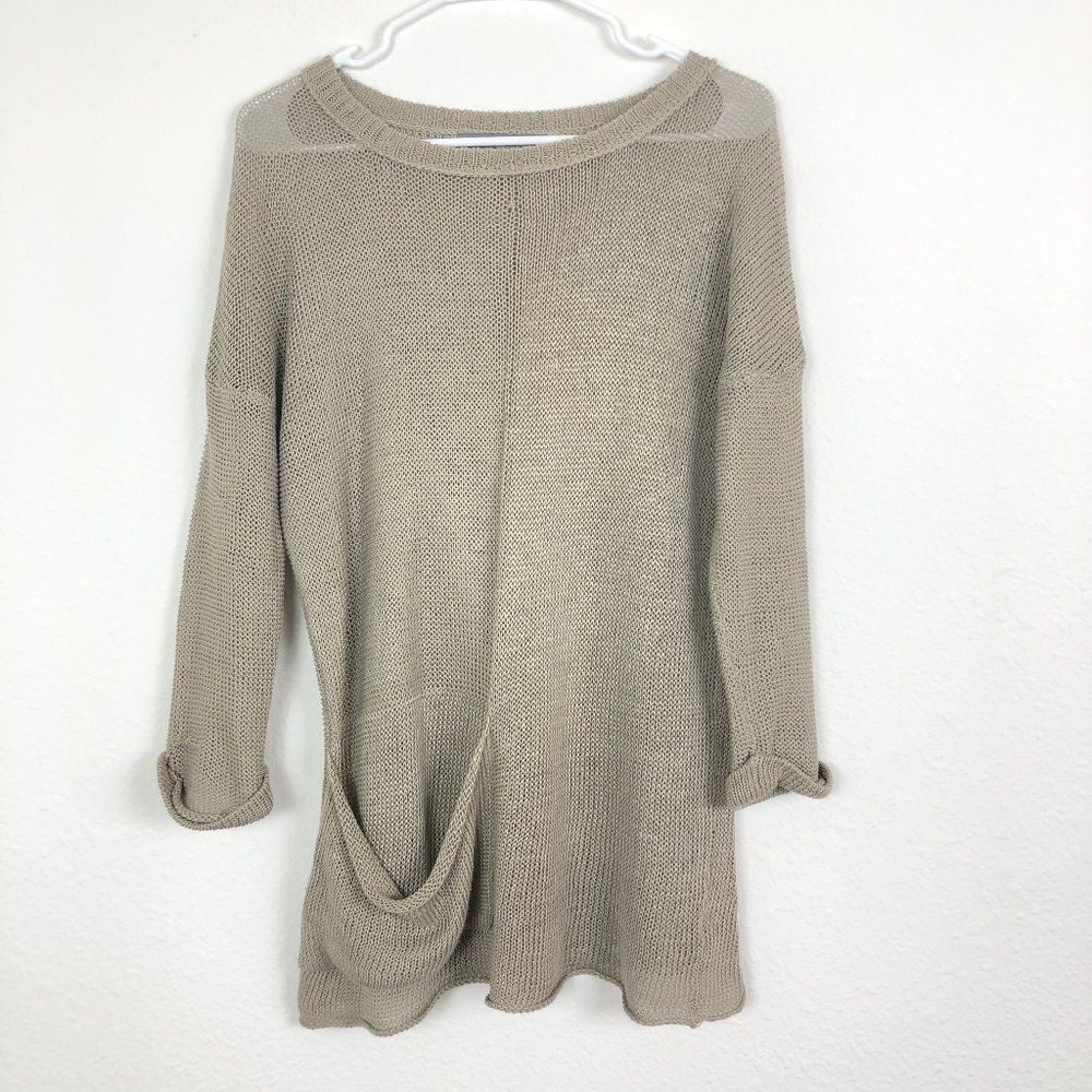 360 Linen Knit Sweater Size S